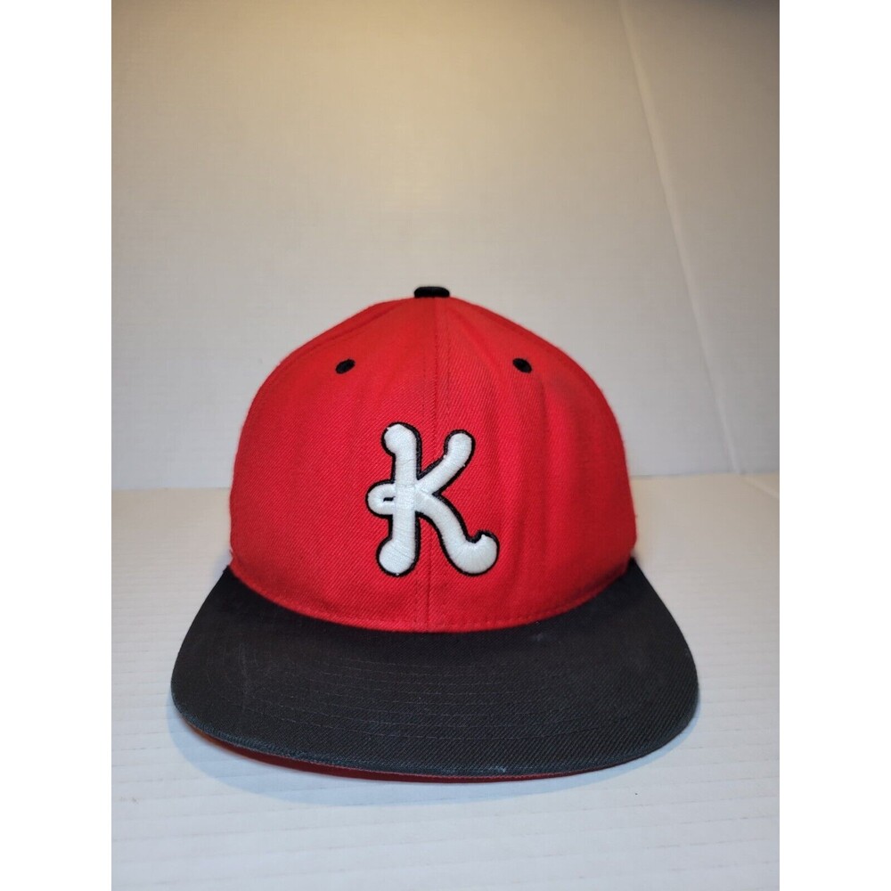 VINTAGE KR3W STARTER WOOL Blend Cap Hat THE NATURAL Adjustable Snapback 90s VTG